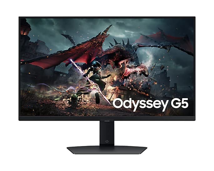Samsung 27″ Odyssey G5 G50D QHD 180Hz Gaming Monitor (LS27DG502EMXUE)